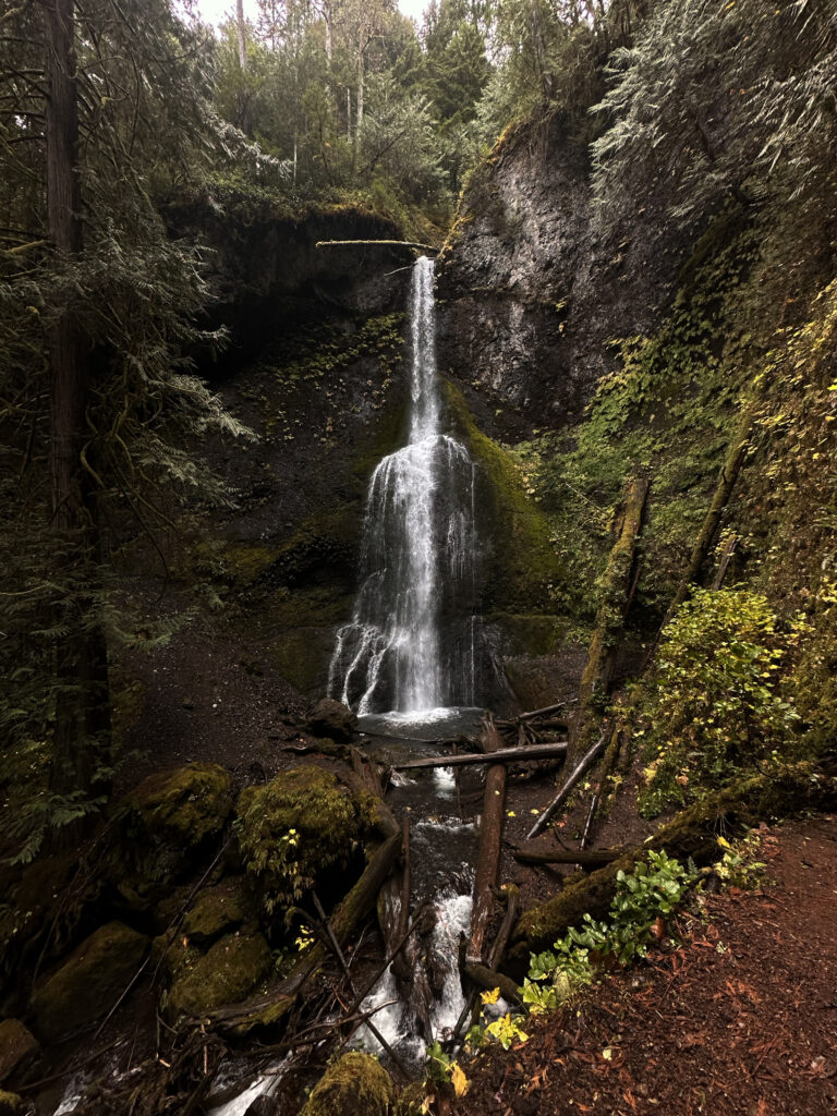Marymere Falls elopement photographer